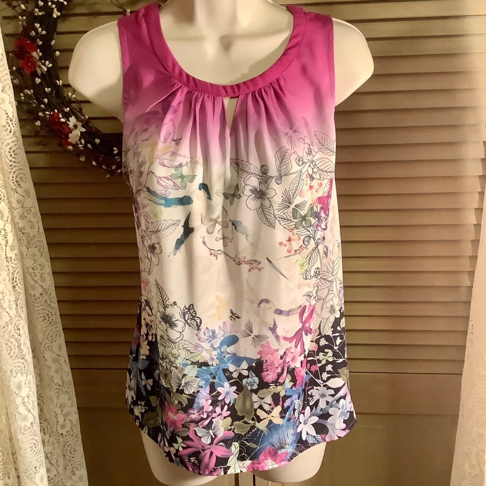 ☀️☀️Christopher & Banks tank top blouse pullover Small to Medium New